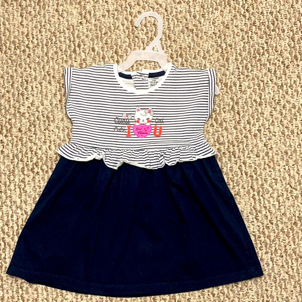 Cucumber 2T cotton frock